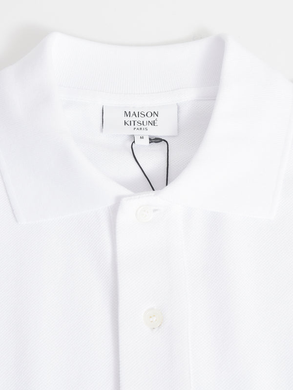 BOLD FOX HEAD PATCH COMFORT POLO_WHITE P100